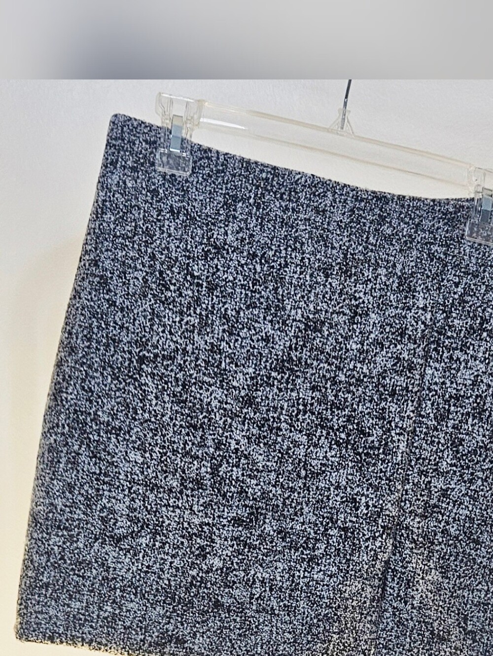Windsor Black and White Tweed Mini Skirt